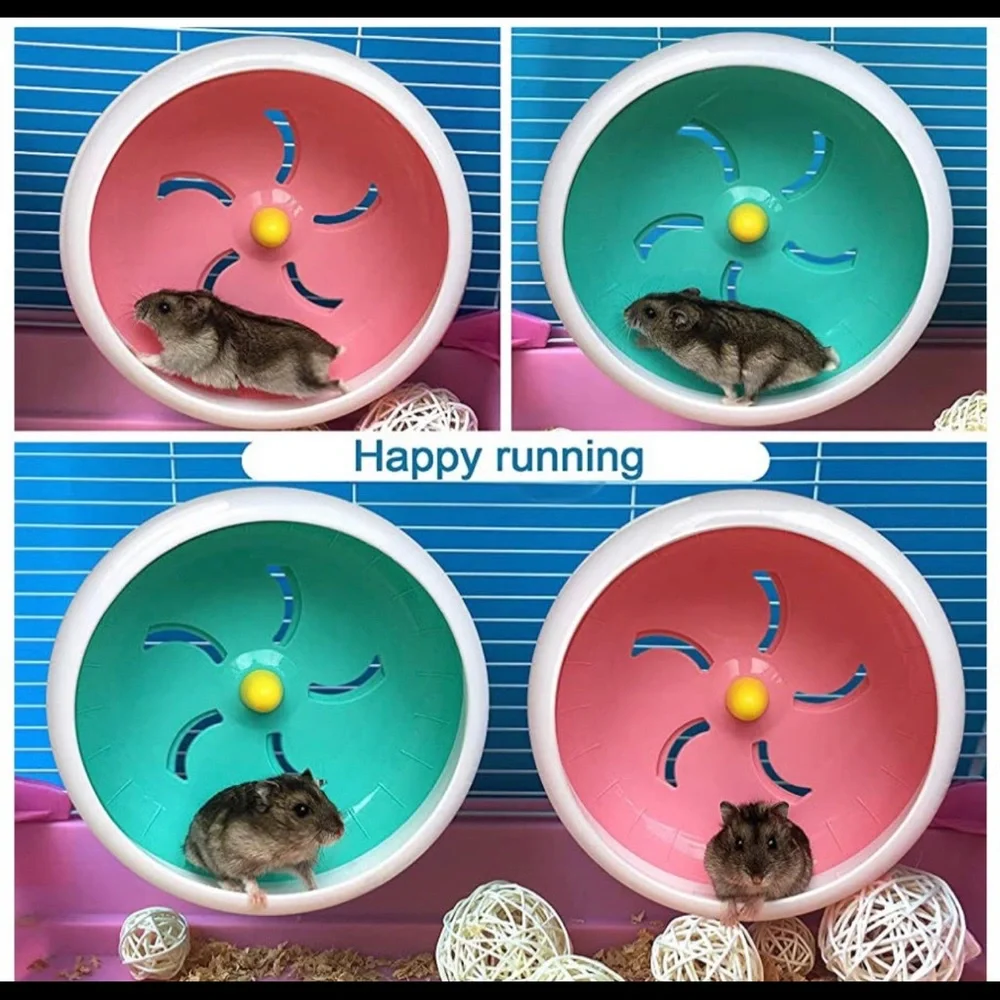 7inch silent spinner hamster wheel